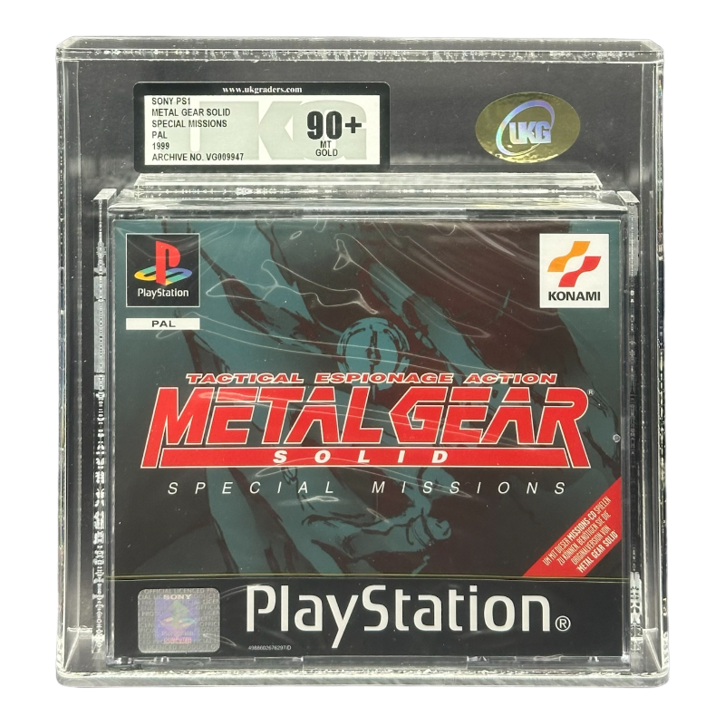 Buy Metal Gear Solid: Special Missions (1999) - PlayStation 1 Factory Sealed Graded UKG 90+ Mint | Graded Metal Gear Solid UK | zombie.co.uk