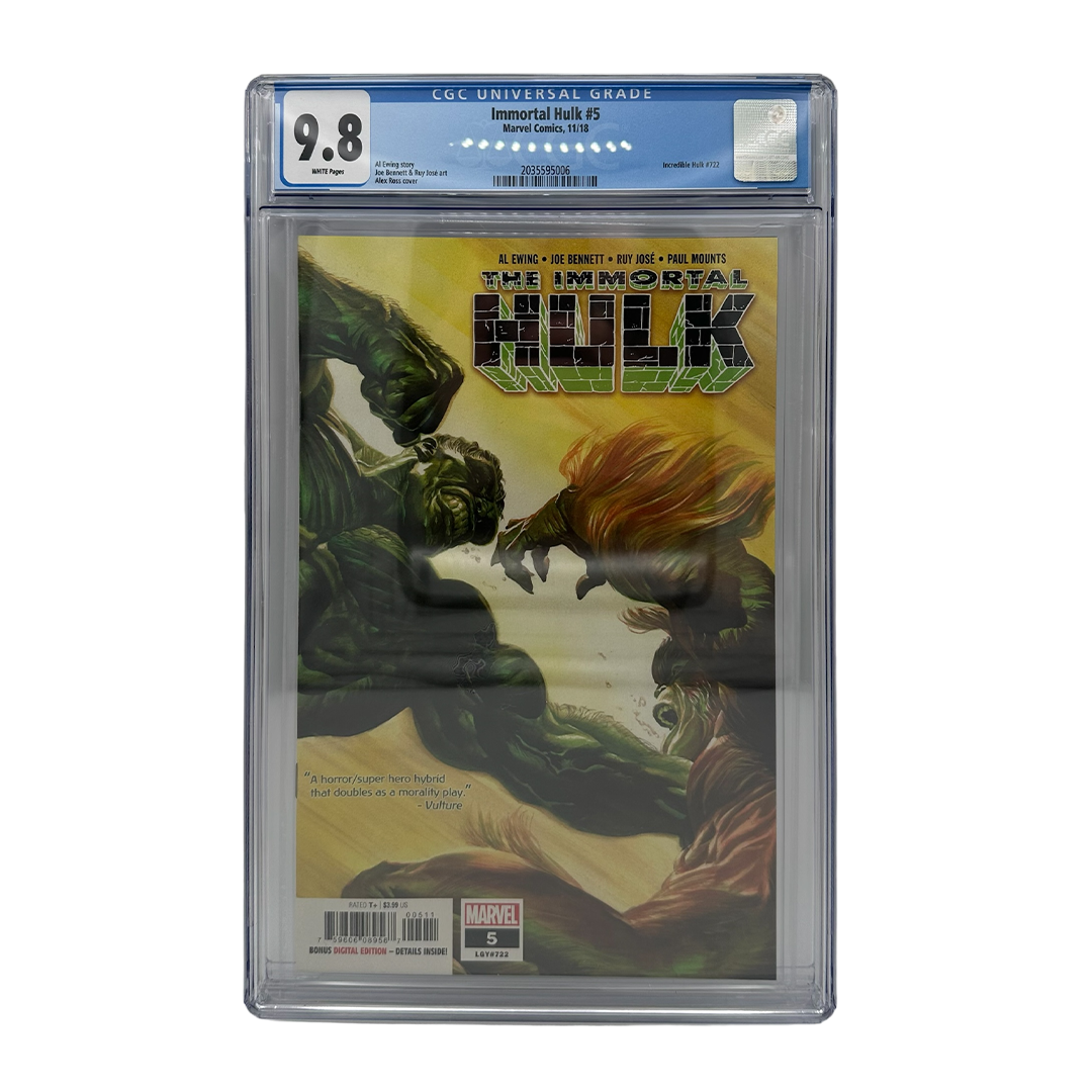 Buy The Immortal Hulk #5 (2018) Marvel Comic Graded GCG 9.8 | Buy Marvel Comics online UK - zombie.co.uk